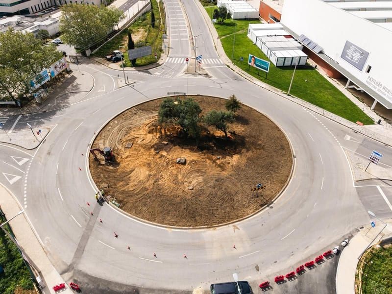 Rotunda antes da intervenção